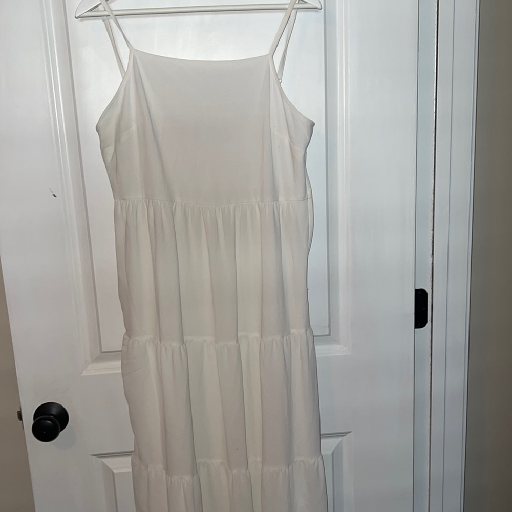 H&M white maxi dress